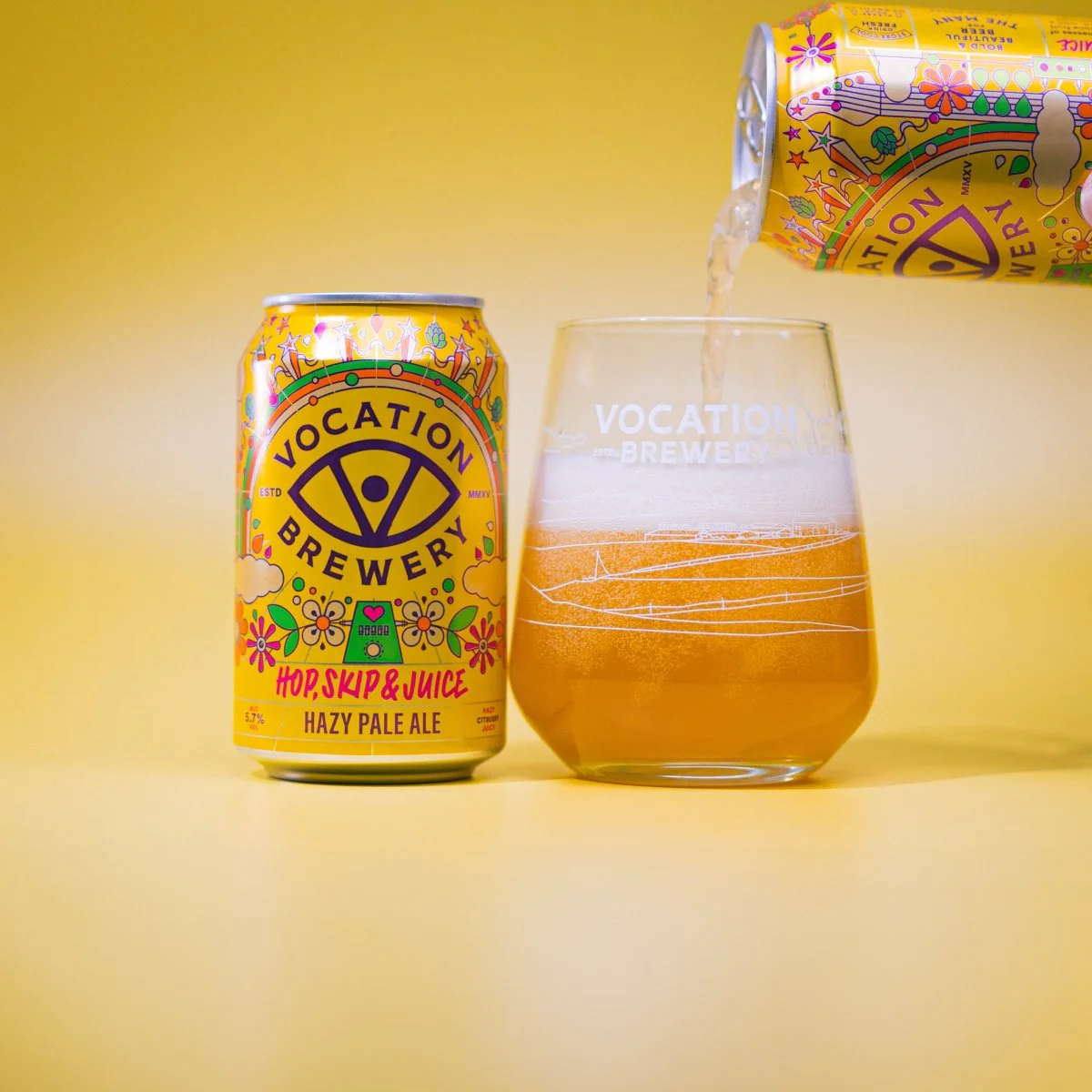 12PK Hop, Skip & Juice | 5.7% Hazy Pale Ale 330ml - Image 5
